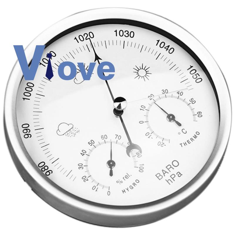 Digital Indoor Hygrometer Portable 3 in 1 Wall Hanging Weather