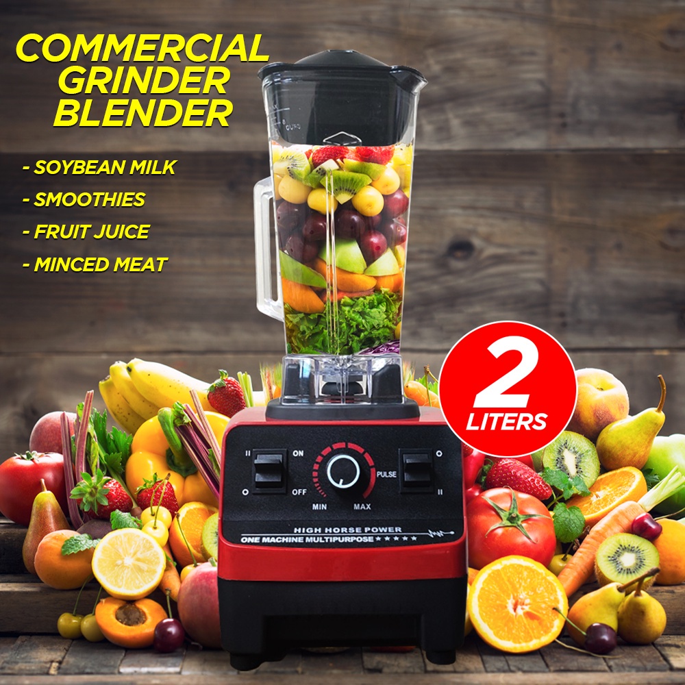 GIO 2L Blender and Multifunction Commercial Blender, Multipurpose