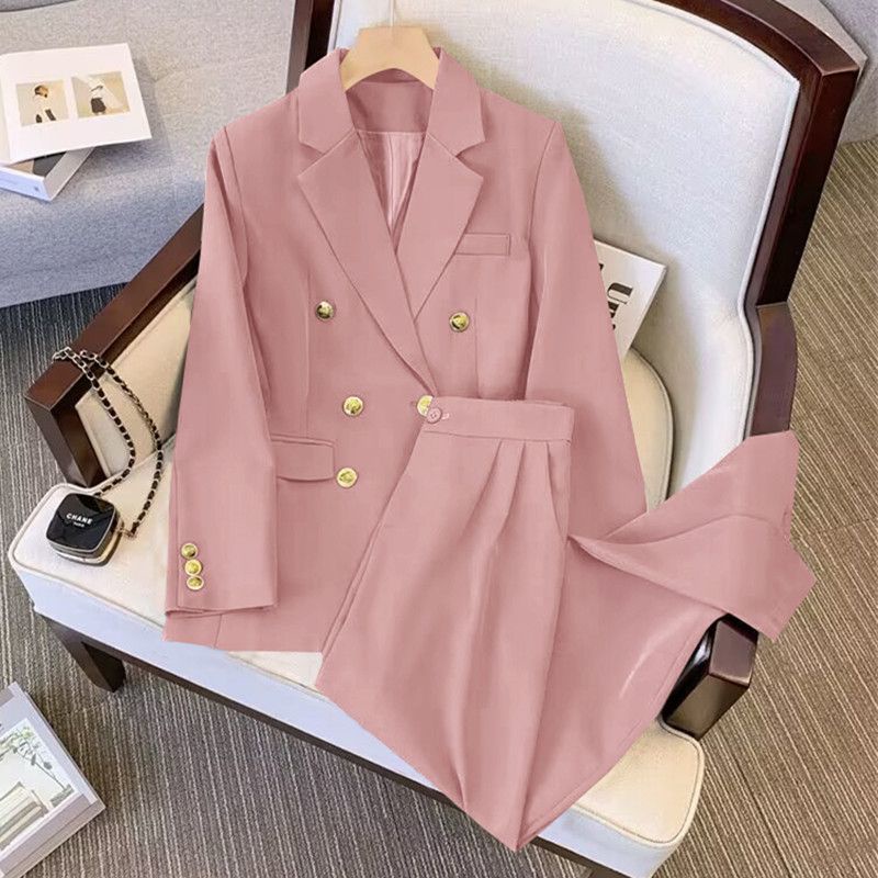 [Hc Beauty] Women's formal suit Blazer for woman Slim casual suit plus size  blazers office coat cardigan blazer