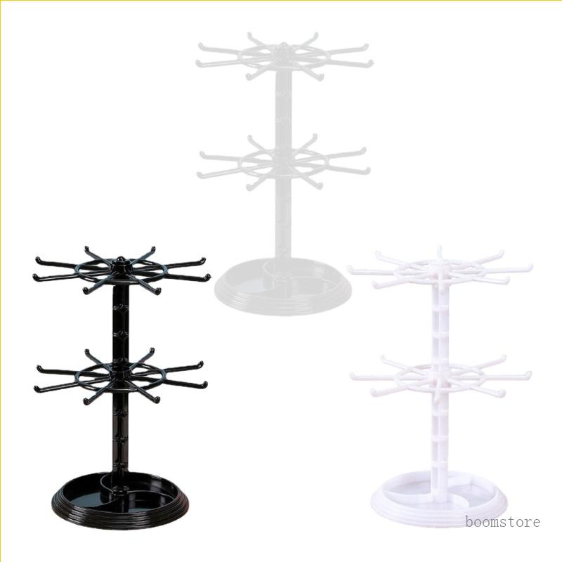 Boom Two Tier Counter Top Spinner Display Stand Jewelry Rotating Ring ...