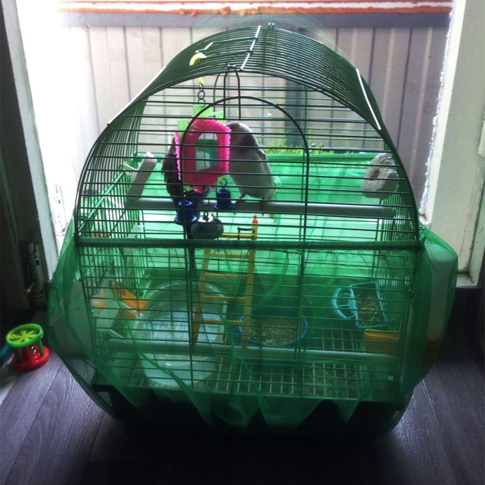 Photo inspiration: Nylon Mesh Bird Cage Cover Parrot Cage Net Easy Cleaning Photo Inspiration