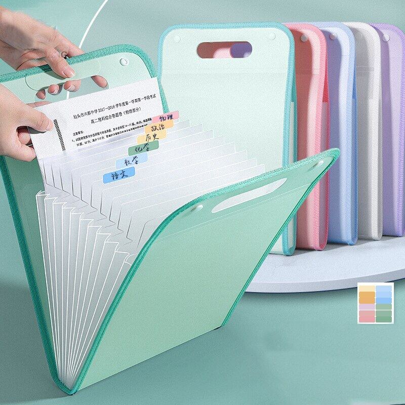 13 Grid Folder File Organizer Expanding File Folder Clear Book Test