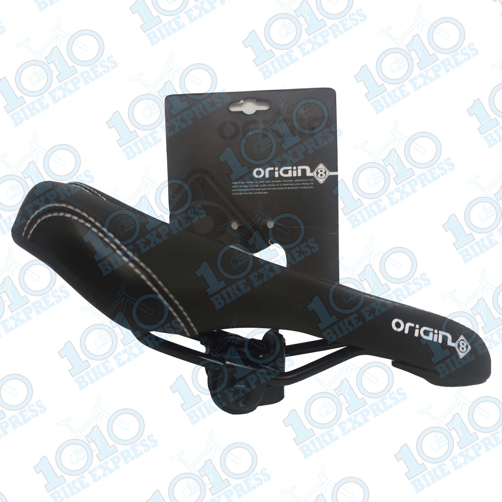 Selle Vélo Classique Origin8 - Cuir Marron - Rails Chromoly - Unisexe NEUVE