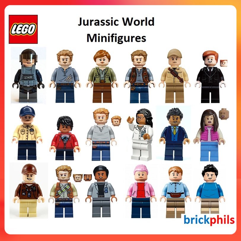 Lego Jurassic World Minifigures Shopee Philippines