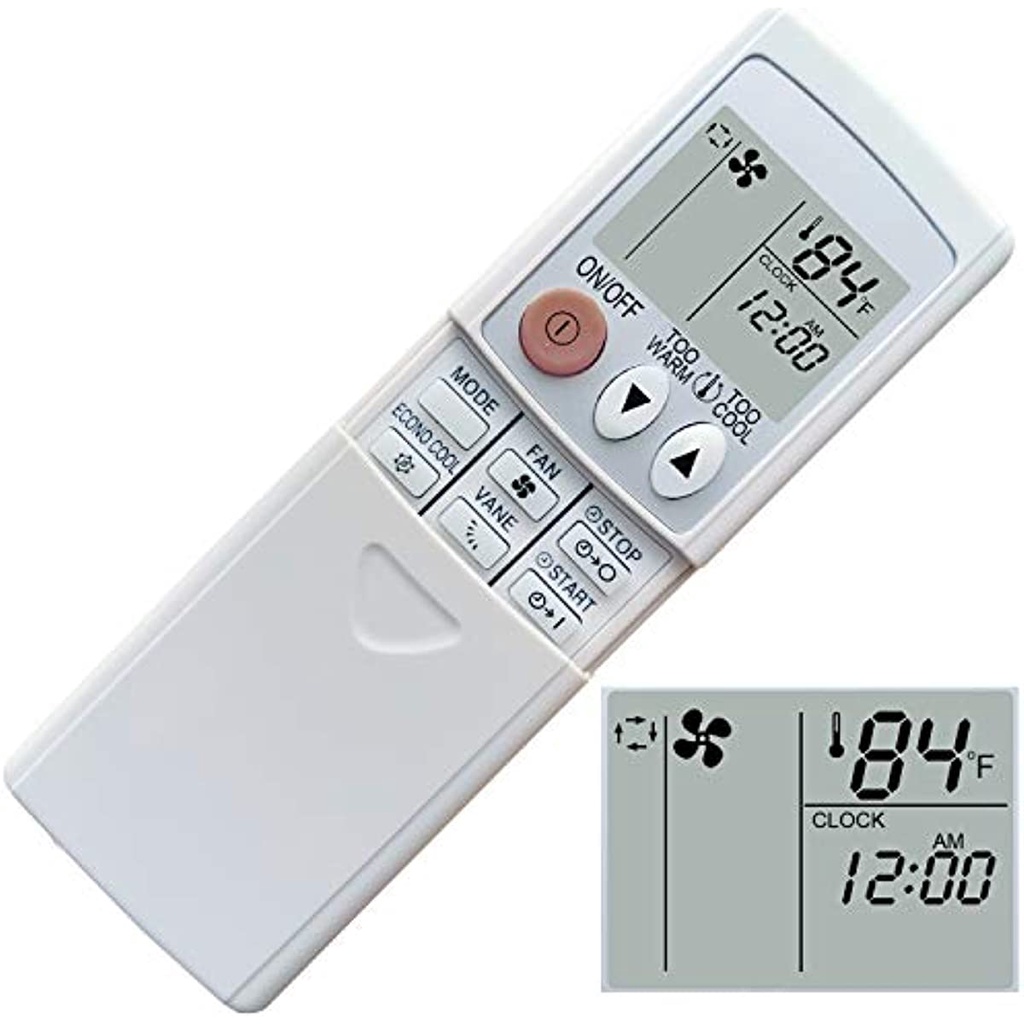Telecomando Universale Per Condizionatore Mitsubishi MSZ-GL06NA MSZ-GL09NA - Nero
