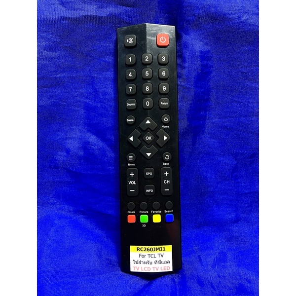 TV remote control TCL lcd/led remote code rc260jmi1 | Shopee Philippines