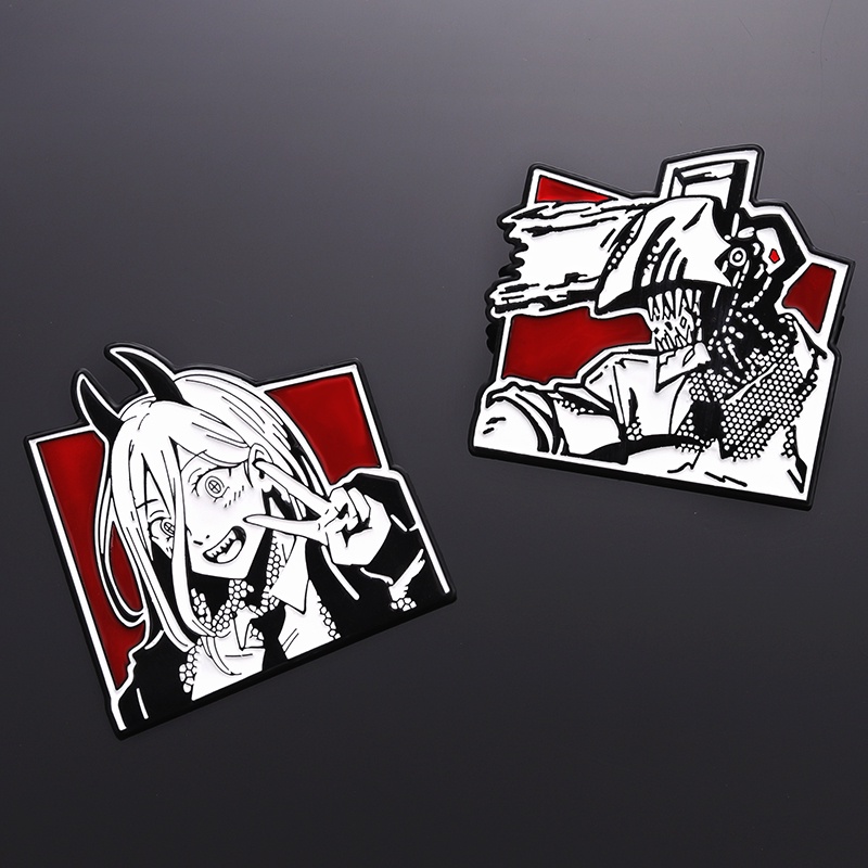 Manga Chainsaw Man Enamel Pin Anime Lapel Pins Cute Brooches Badges Backpack Brooch Cartoon 2379