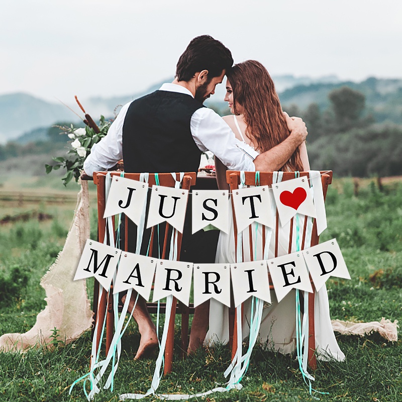 WILL YOU MARRY ME Paper Banner - Wedding Proposal, Engagement, Bridal Shower & Valentine's Day Decor