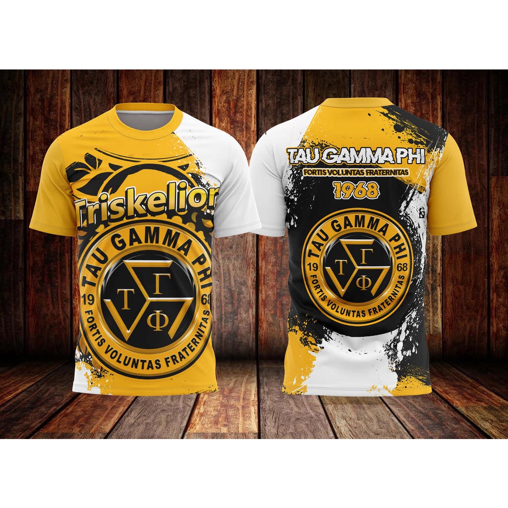Triskelion Shirt Yellow White Black Big Logo Element TRISKELION ...