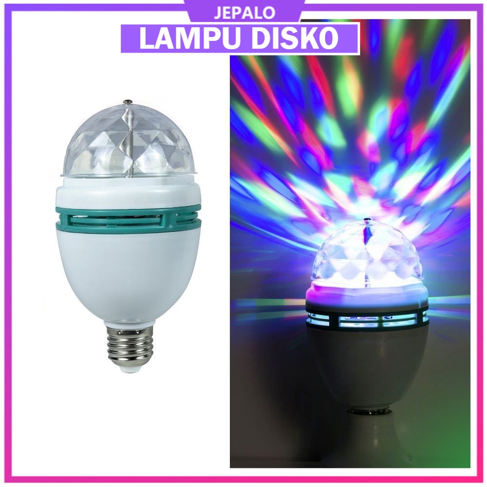 RGB rotating Disco lights full colorful LED Disco RGB Rainbow JEPALO ...