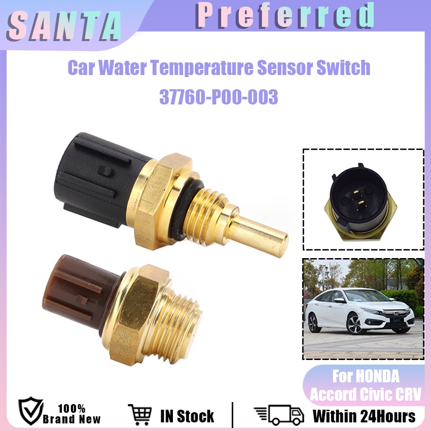 2pcs/set Car Coolant Water temperature sensor For Acura CL Integra