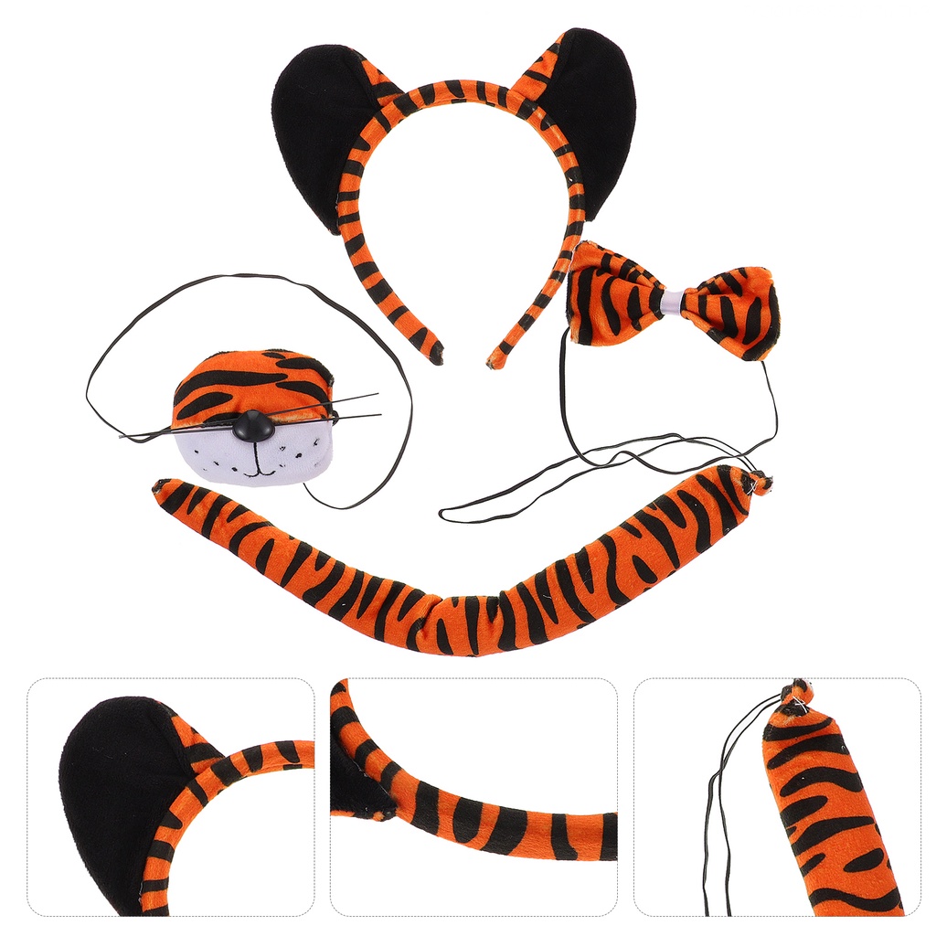 Tiger Suit Cosplay Outfits Kids Halloween Costume Shopee Philippines