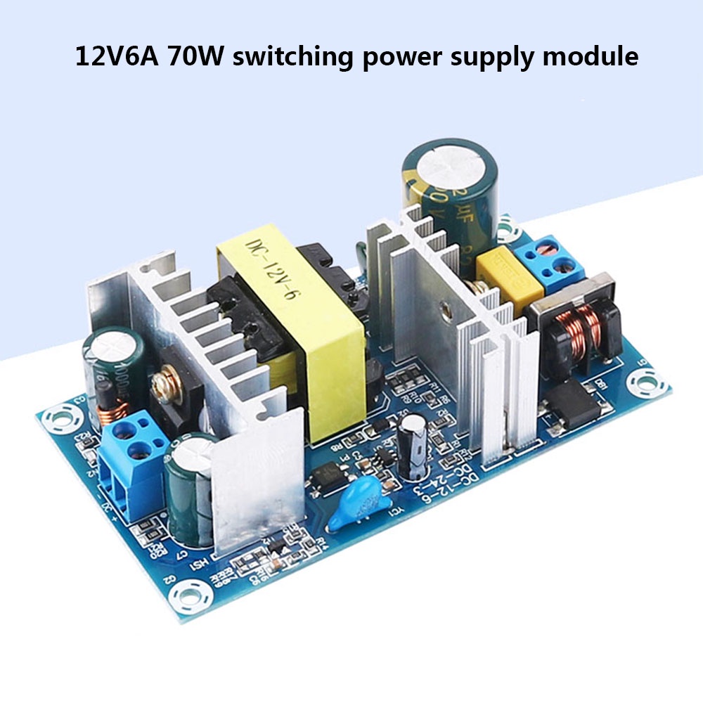AC110245V to DC12V 6A 70W Power Supply Module Board Switch ACDC