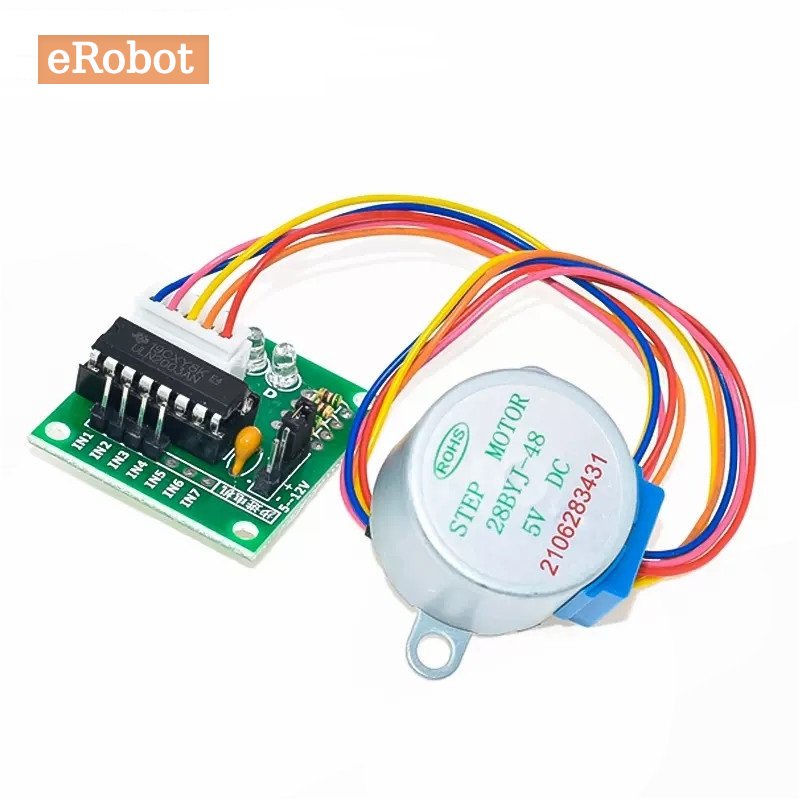 Smart Electronics 28BYJ-48 5V 4 Phase DC Gear Stepper Motor + ULN2003 ...