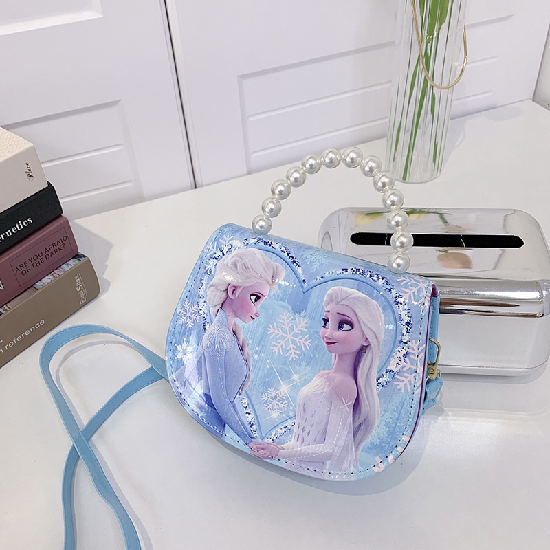 Fashionable Sling Bag for Kids Girls Cute Princess Elsa Anna Design ...