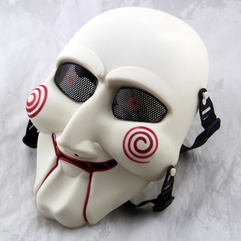 SAW Movie Chainsaw Skull Full Face Mask Cosplay Halloween Party ...