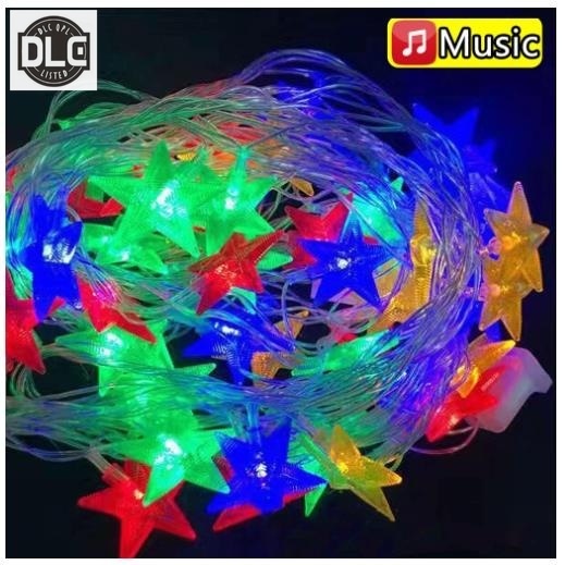 Music Christmas Lights LED Colorful Lights 5m 50L Indoor and Outdoor
