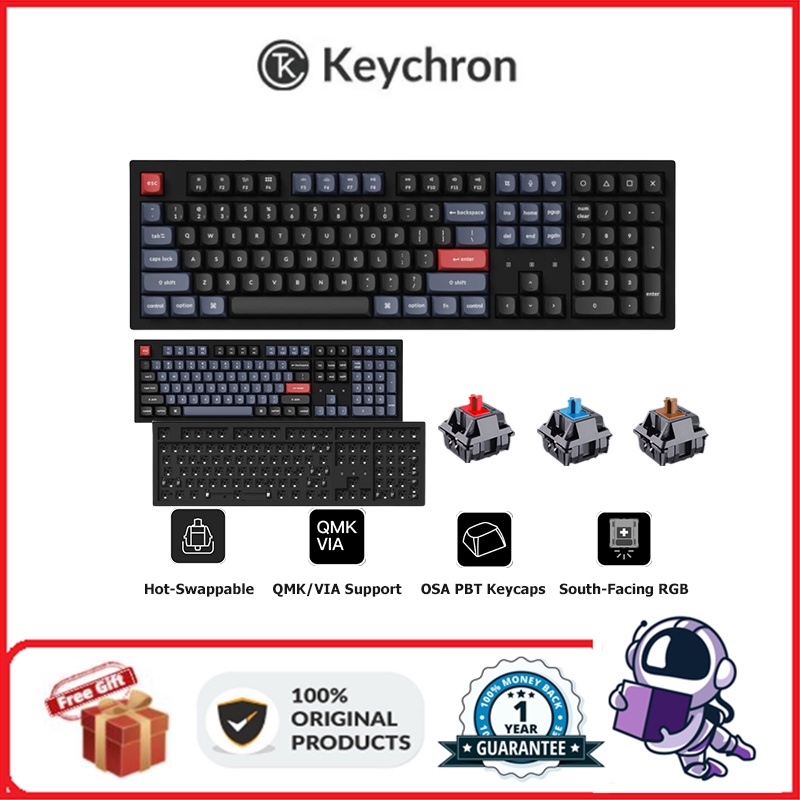 Keychron K10 Pro QMK/VIA Wireless Mechanical Keyboard | Shopee Philippines