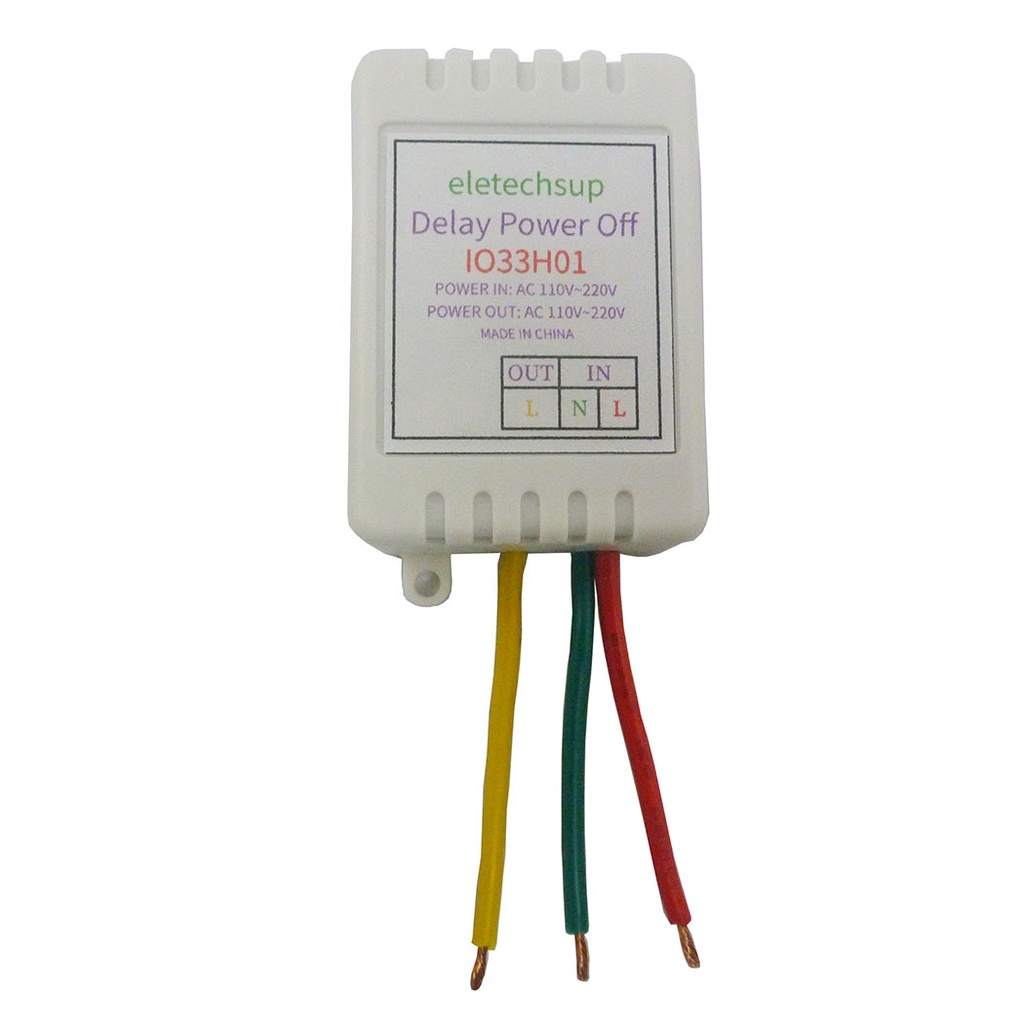 1-480Min Timer Adjustable Disconnect Delay Controller AC 110V 220V