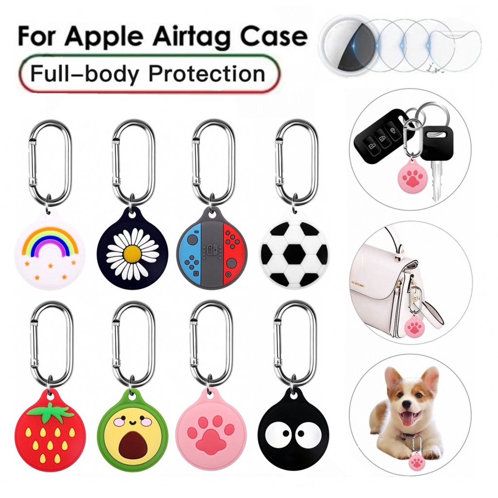2Pcs Silicone Protective Case for Airtag Dog Cat A... - Grandado