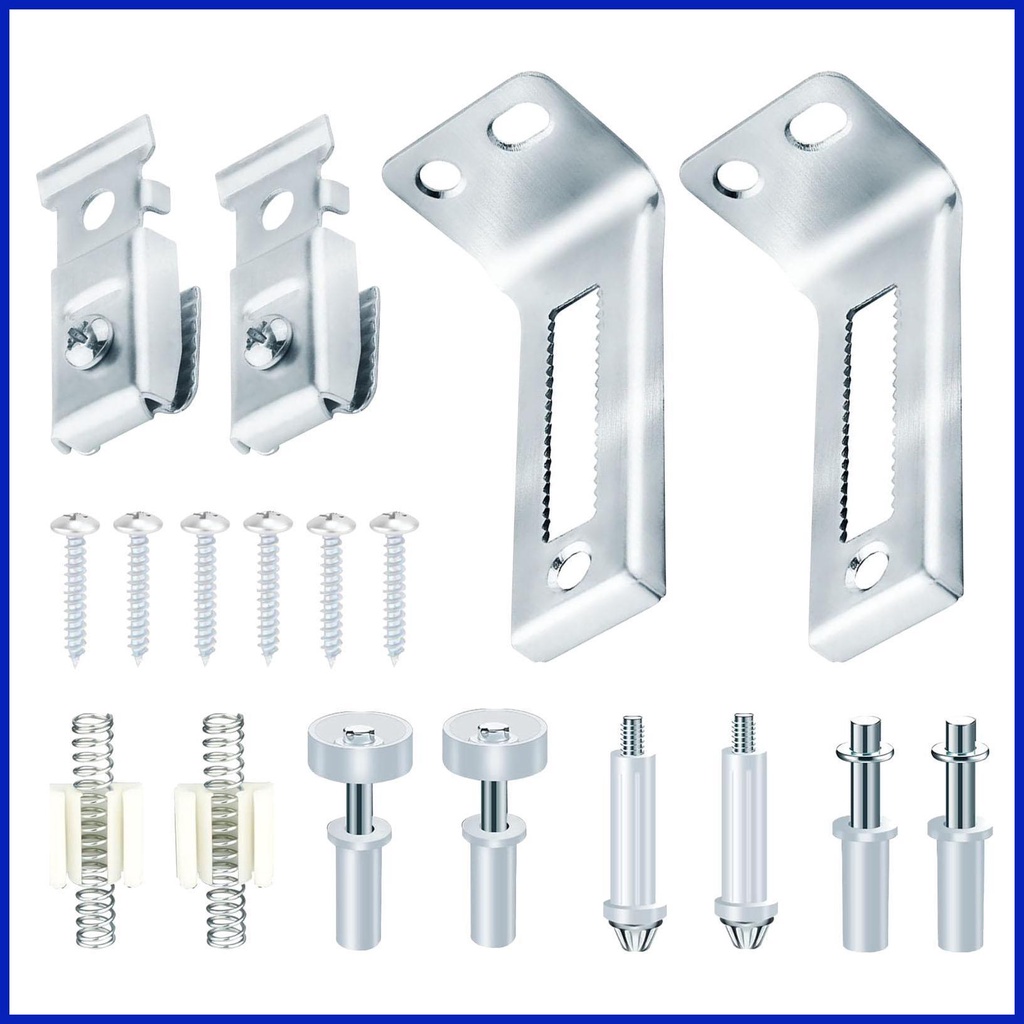 Sliding Door Track Repair Kit 18 Pack Folding Door Hardware Kit For