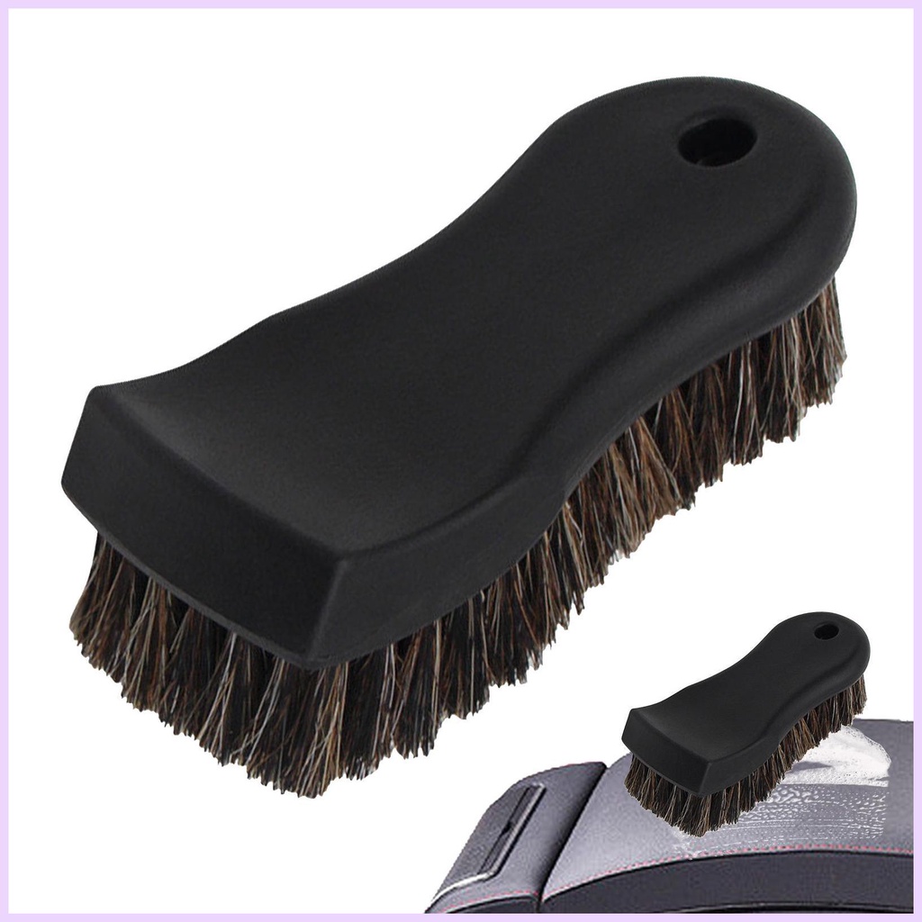 Car Cleaning Brush Horsehair Brush Natural Carpet Brush Soft Cleaning