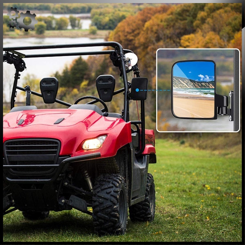 Original Golf Cart Mirrors Universal Folding Side View Mirror For