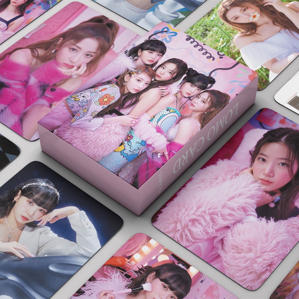 55pcs/box LE SSERAFIM FREALESS Japan Album ANTIFRAGILE Photocards ...