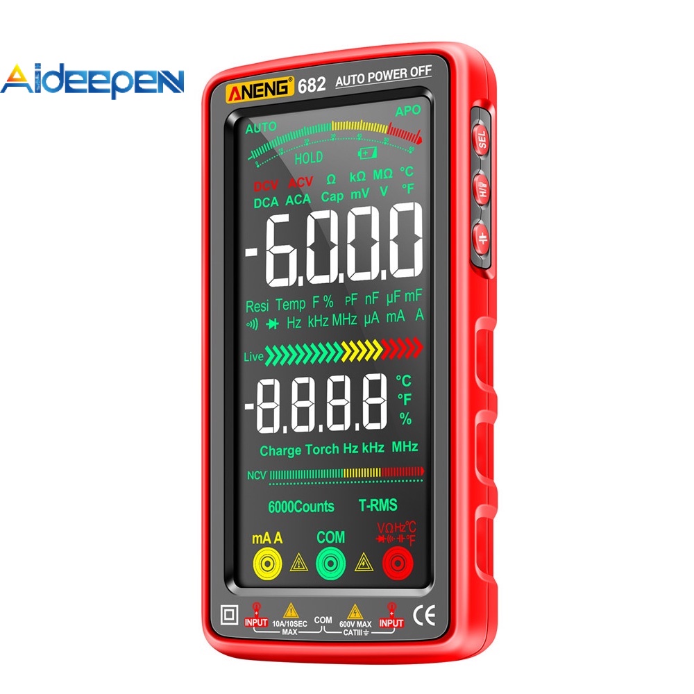 ANENG 683/682/681 Smart Digital Multimeter – AC/DC, Capacitance, Diode Tester