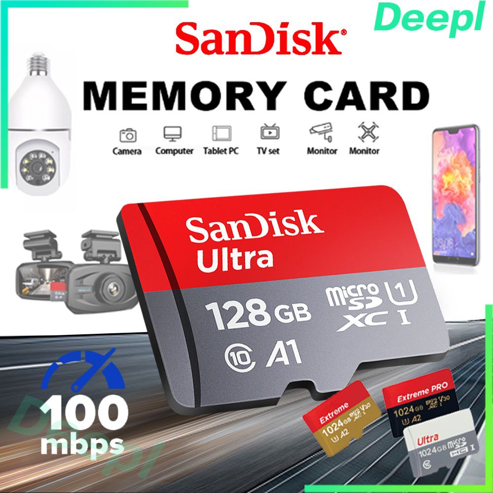 cod sandisk memory card 16gb 32gb 64gb ultra micro sdhc class 10