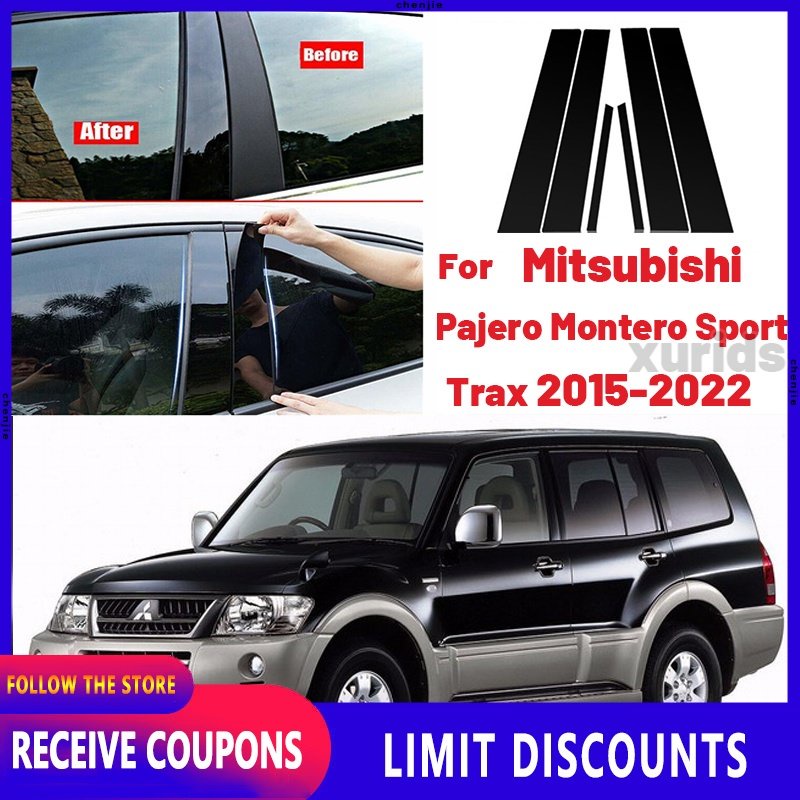 High quality Product details of 6 Pcs Glossy Black Car Door Window ...