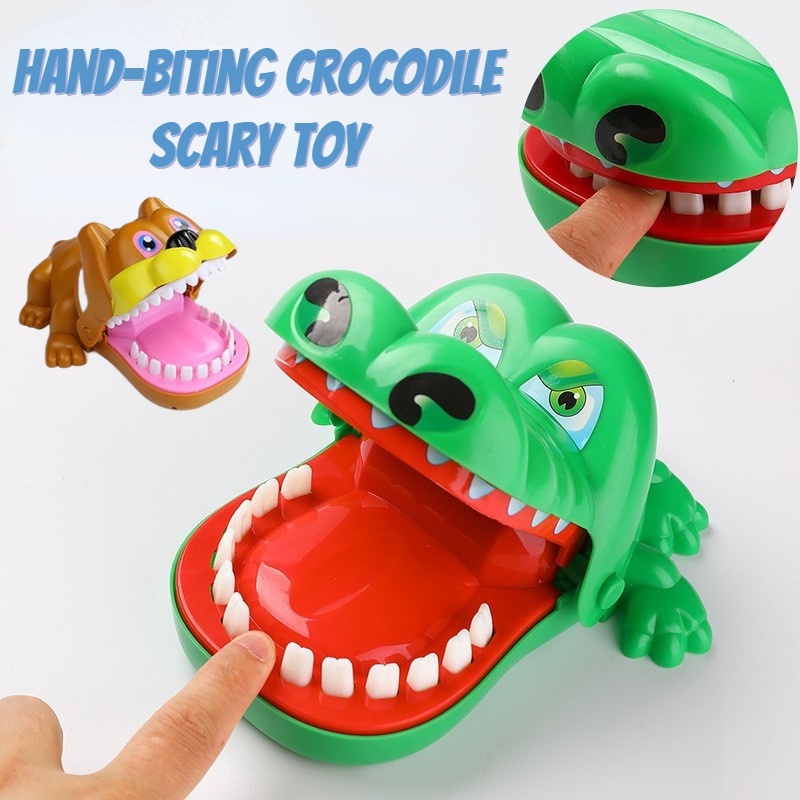 Crocodile Bite Finger Toys Dinosaur Tooth Extraction Parent-Child Games ...