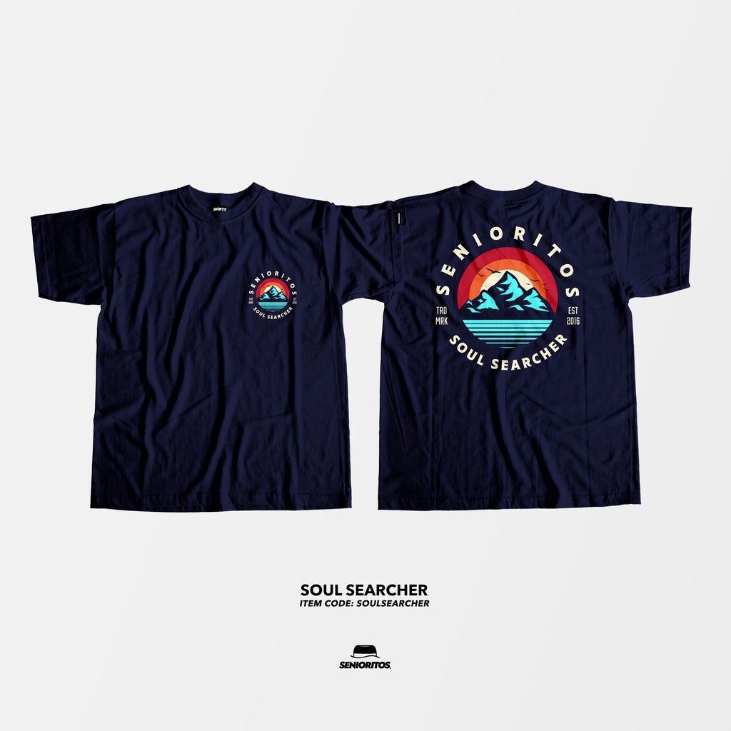 Soul Searcher Graphic T-Shirt - Black, 100% Cotton | Spiral Design, Size XL - View #2