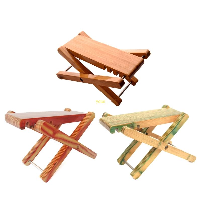 youn Classical Guitar Foot Stool Wood Guitar Footstool Foot Rest 3 Gear