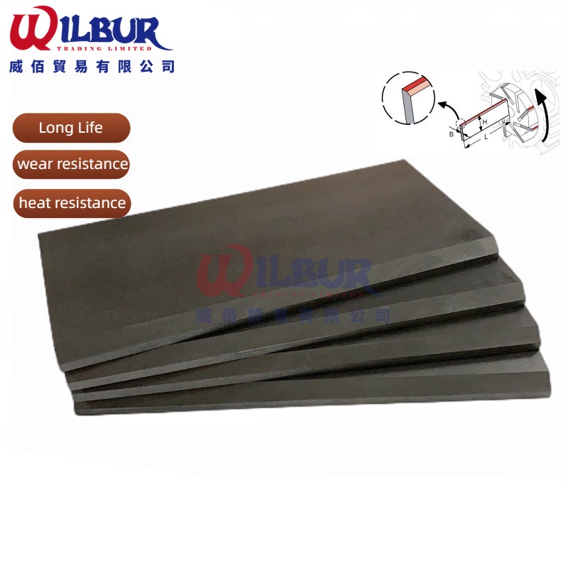 260x50x5mm Carbon Vane Graphite Sheet For Vacuum Pump Carbon Blade Air ...