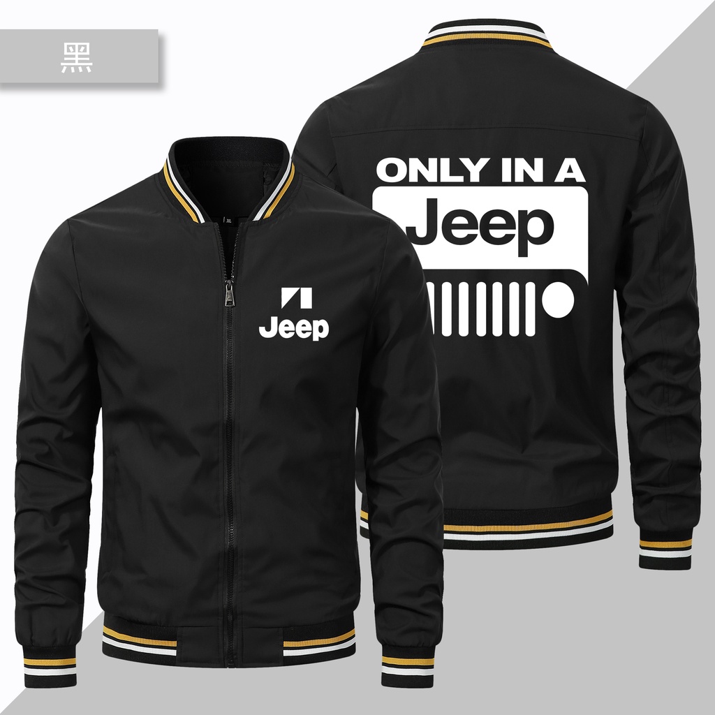 Jeep LOGO Jacket Casual Sports Trend Motorcycle Men's Plus Size Car