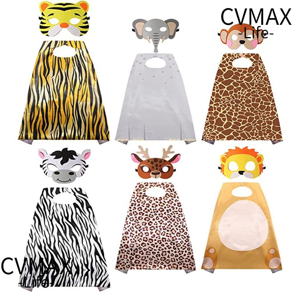 CMAX Animal Costume Cape, Cloak Masquerade Jungle Animal New Jungle