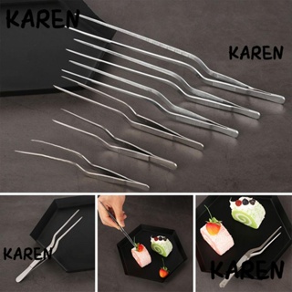 BBQ GRILL TWEEZER Long Food Tongs Kitchen Chef DIY Steel Camping