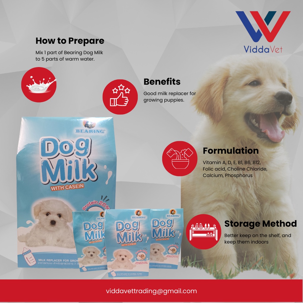 Canine milk replacer best sale