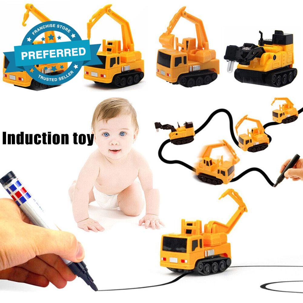 Inductive Toys Draw Traking Follow Line Robot Truck Diy Magic Car