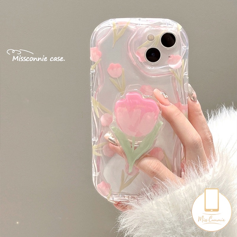 Fresh Flowers Tulip Phone Case Compatible for iPhone 11 16 15 13 14 12 ...