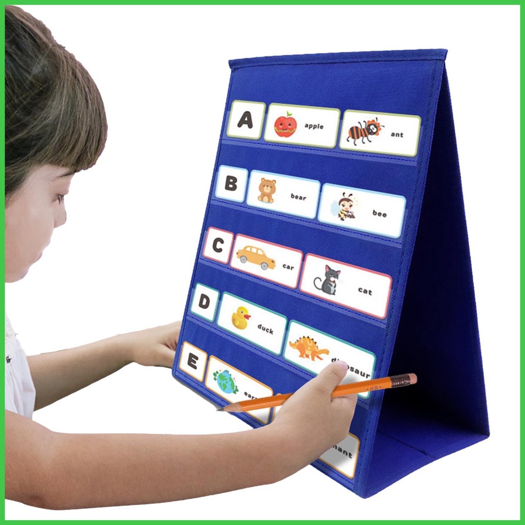 Pocket Chart For Classroom Double Sided Table Pocket Charts Self