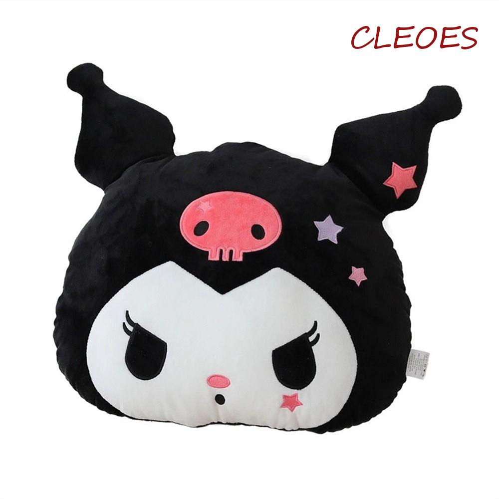 CLEOES Car Neck Pillow Car Accessories Anime Back Cushion Kuromi My