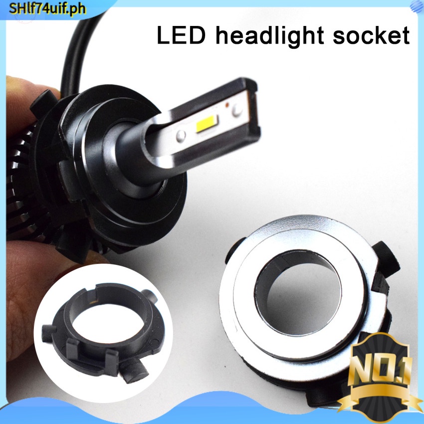 2 Pz H7 LED Faro Lampadina Fermo Adattatore Socket Holder H7 HID