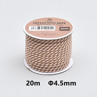 Qvien 4.5mm/3.5mm Outdoor Camping Tent General Cotton Wind Rope Reflective  Windproof Rope Large Canopy Non-slip Rope