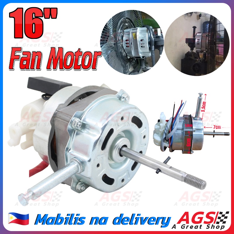 16" motor for Standfan electric fan motor assembly Real Copper Free