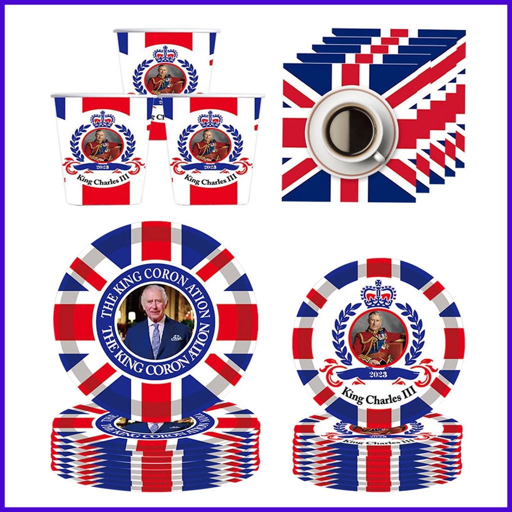 Union Jack Party Supplies 50pcs Union Jack Cocktail Napkins Union Jack