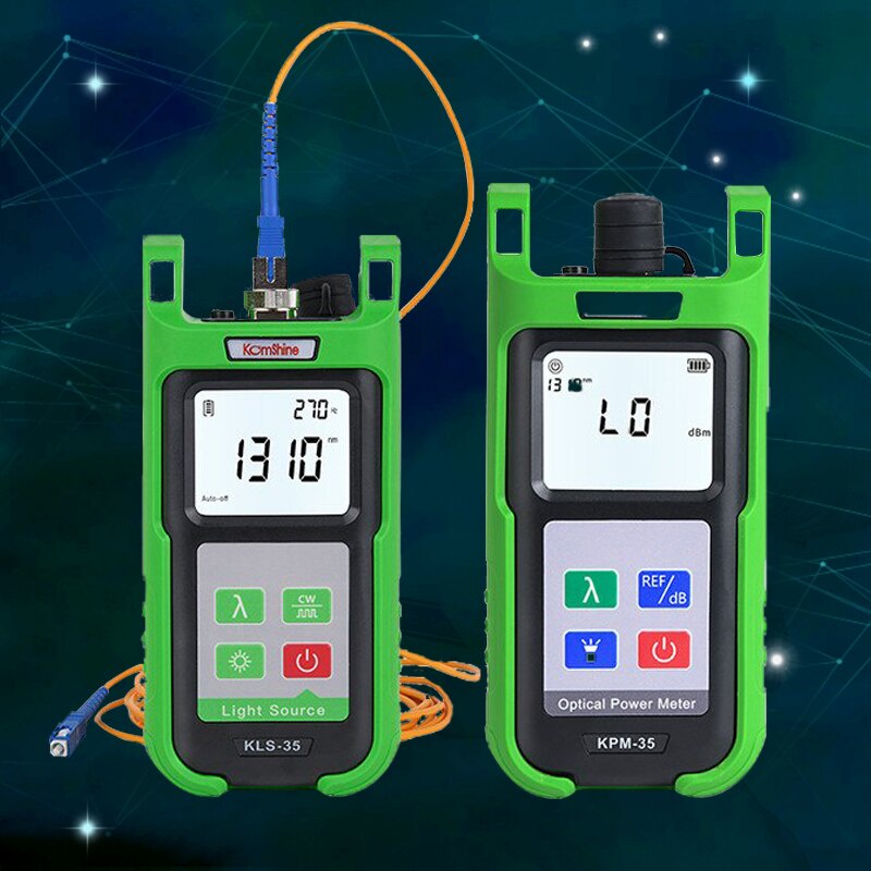 Optical Power Meter KPM35 FTTH Singlemode Fiber Optic Light Source