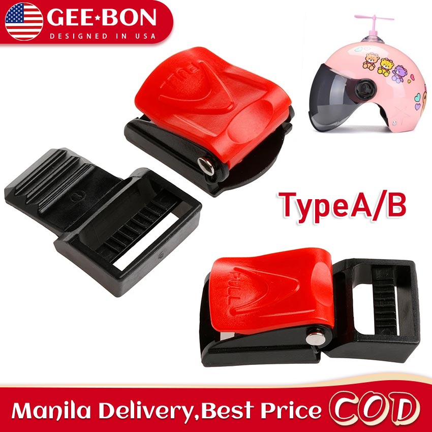 GEEBON Motorcycle Helmet Speed Clip Buckle Chin Strap Quick Release