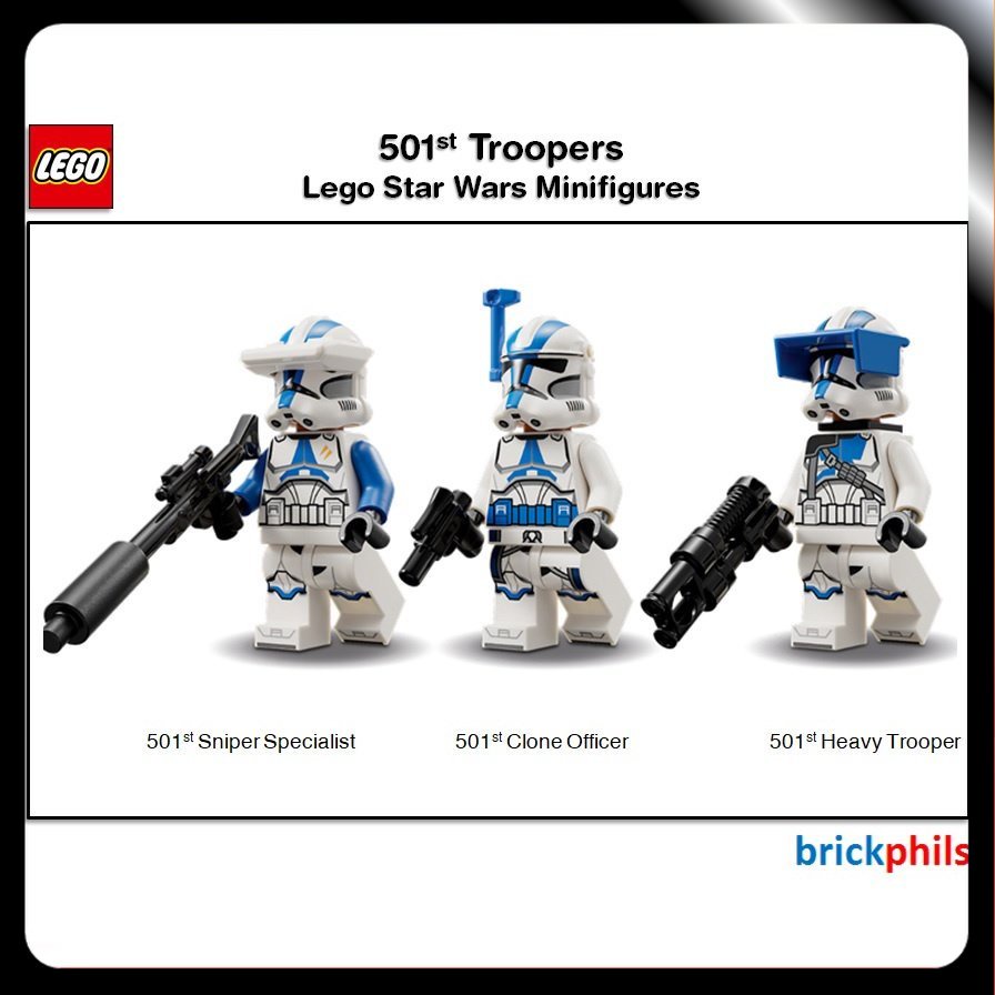 Lego Star Wars Minifigures 501st Troopers Shopee Philippines